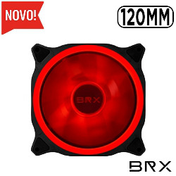 COOLER GAMER P/ GAB. 120MM LED VERMELHO C-LEDRE