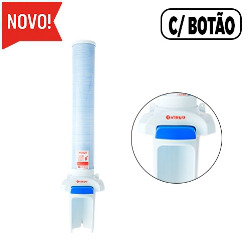 UDL. PORTA COPO C/ BOTÃO TRILHA CAFE ACRILICO