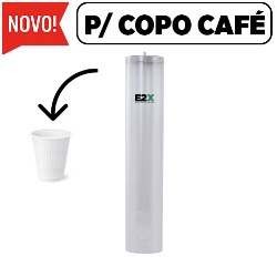 UDL. PORTA COPO ACRILICO P/ CAFÉ - E2X (UNIDADE)