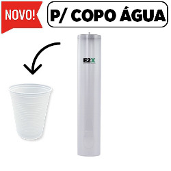 UDL. PORTA COPO ACRILICO P/ ÁGUA - E2X (UNIDADE)