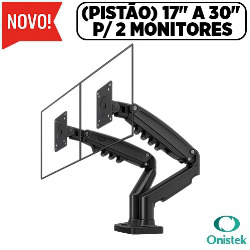 S.SUPORTE MONITOR AJUSTAVEL DE MESA 2 MONITOR