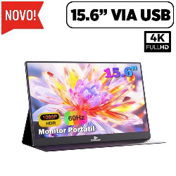 MONITOR PORTATIL P/ NOTEBOOK 15.6" 4K-TELA ADICIO