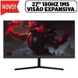 MONITOR GAMER 27" 180HZ 1MS (VISÃO EXPANSIVA) REF. D-2