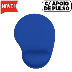 PAD MOUSE C/ APOIO DE P/ PULSO REF: RYP-803 AZUL