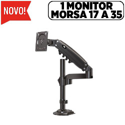 S.SUPORTE P/ MONITOR PISTAO A GAS (1 MONITOR)-MOR