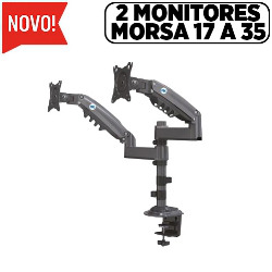 S.SUPORTE P/ MONITOR PISTAO A GAS (2 MONITORES) -M