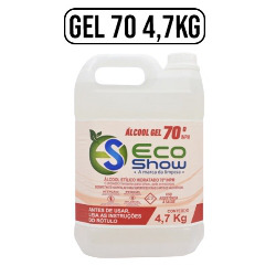 UDL. ALCOOL GEL 70 4,7KG ECOSHOW