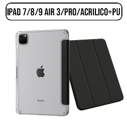CAPA P/ IPAD 7 / 8 / 9 AIR 3 / PRO - MATERIAL ACRILICO