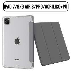 CAPA P/ IPAD 7 / 8 / 9 AIR 3 / PRO - MATERIAL ACRILICO