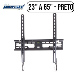 S.SUPORTE P/ TV C/ INCLINAÇÃO DE 23" A 65" - PRETO