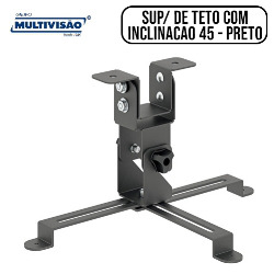 S.SUPORTE P/ PROJETOR DE TETO COM INCLINACAO 45 - PRET
