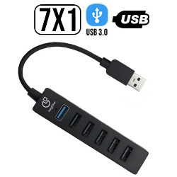 HUB USB 2.0 - 7 PORTAS - DATA PORT
