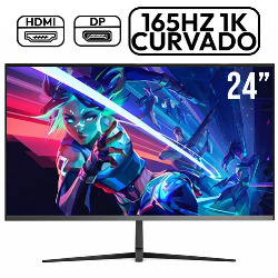 MONITOR 24" GAMER CURVO 165HZ 1MS REF. DXMO24FC165S