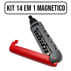 MDC. CHAVE DE CATRACA (KIT 14 EM 1) MAGNETICO MULTIU