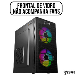 GABINETE GAMER (FRONTAL DE VIDRO) KAESAR - CLANM