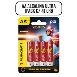 EN1. PILHA AA ALCALINA ULTRA (PACK C/ 4) LR6 DC/PIX