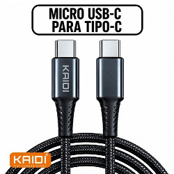 CABO CEL/DADOS TYPE-C P/ TYPE-C 1M TURBO PD-60W (TRAN