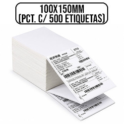 UD2. ETIQUETA TERMICA 100X150MM (PCT. C/ 500 ETIQUET