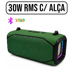 CAIXA DE SOM BLUETOOTH g30W RMS C/ ALÇA REF. D-G228 V