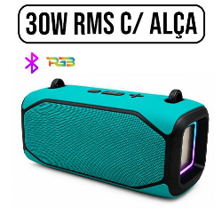 CAIXA DE SOM BLUETOOTH g30W RMS C/ ALÇA REF. D-G228 A