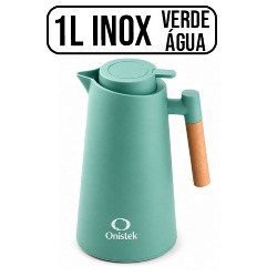 UDB. GARRAFA TERMICA 1L INOX REF. ON-LD045 VERDE AGU